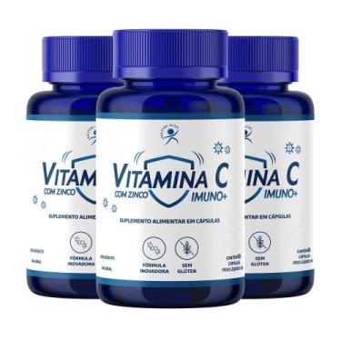 Imagem de Vitamina c com zinco 3 potes - Herbamed