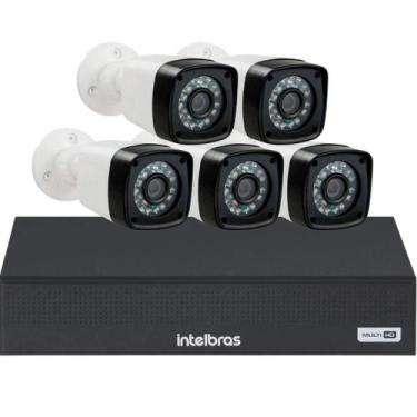 Imagem de Cftv 5 Câmeras Segurança Full Hd infravermelho Dvr Intelbras mhdx 1108