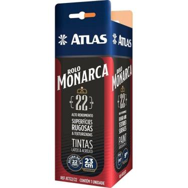 Imagem de Rolo De 23cm Monarca Rendeplus 22mm De Altura Da Lã - At722-22 - Pincéis Atlas