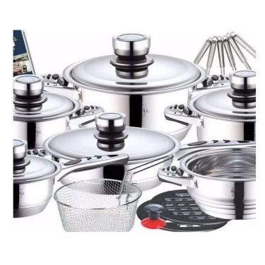 Imagem de Conjunto De Panelas Aço Inox Cirúrgico Desing Alemão