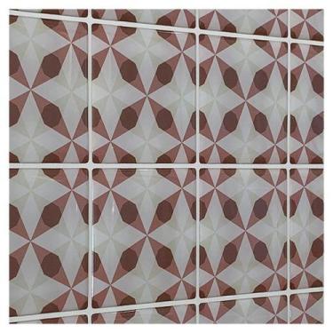 Imagem de Pastilha Adesiva Ornamental 3M - Kit com 4 Placas Quadradas de 5x5cm -