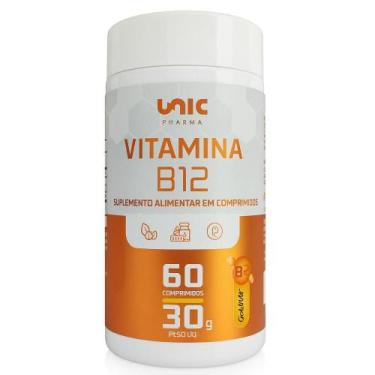 Imagem de Vitamina B12 Energia C/60 Cápsulas - Unic Pharma