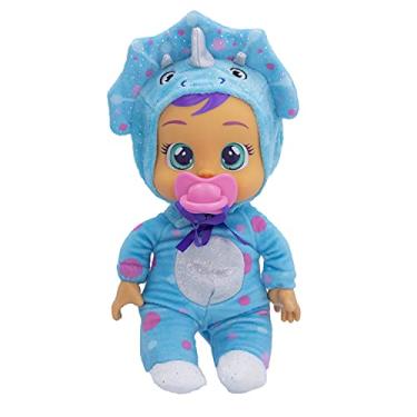 Imagem de Cry Babies Tiny Cuddles Tina - 9 inch Baby Doll, Cries Real tears. Blue