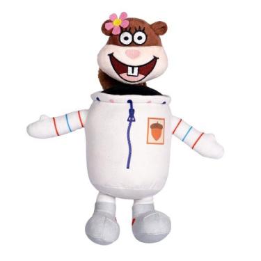 Imagem de Sandy Bochechas Pelúcia Bob Esponja Multikids - BR2514, Branco