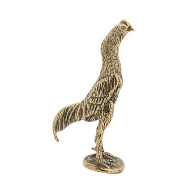 Imagem de WeiLaiKeQi Coleção de miniaturas de decorações de mesa de estatueta de, enfeite de mesa de estatueta de galinha para estantes, mesa, amigo da casa