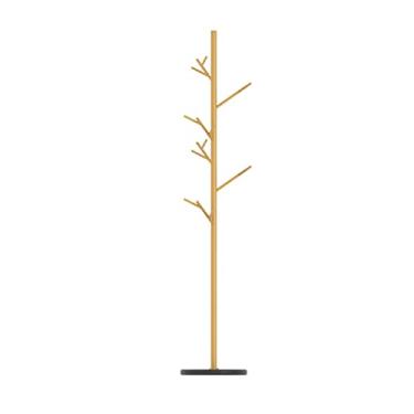 Imagem de Cabide Hall Trees Cabideiro Independente Único Pólo em Forma de Árvore Base de Mármore Quarto Sala de Estar Corredor Cabide de Canto Pendurado Saco de Cabide Independente (Cor: 4)