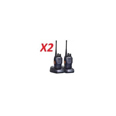 Imagem de Pacote x2 do transmissor de rádio Walkie Talkie Baofeng BF-777S - Ligh