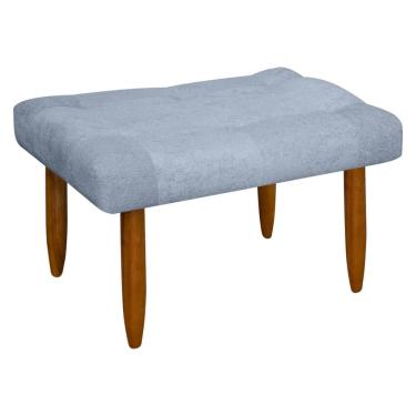 Imagem de Puff Banqueta Requinte Retangular para Sala Quarto Bouclê