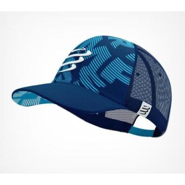 Imagem de Boné Trucker Cap New Azul Marinho Azul Claro COMPRESSPORT