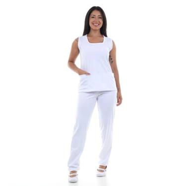 Imagem de Uniforme Regata E Calça Helanca Prático Elástico E Flexível Para Copei