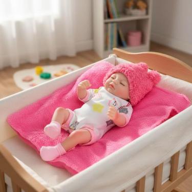 Imagem de Bebe Reborn Bons Sonhos Detalhada Premium Pode Dar Banho - Tiggy