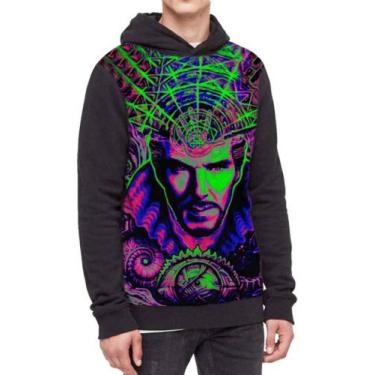 Imagem de Moletom Com Capuz Doutor Estranho Ref:430 - smoke, Preto, PP