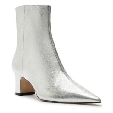 Imagem de Bota Jemma Mid Block, Prata, 36