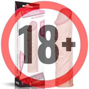 Imagem de Capa 19,5cm Interno 17cm Aumento 3cm Extensora em Silicone Lovetoy