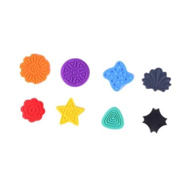 Imagem de KiBcsLic Brinquedos sensoriais infantis com reconhecimento de cores, brinquedo de dedo silencioso para meninos e meninas, brinquedos educativos para sacolas de, 8 Unidades