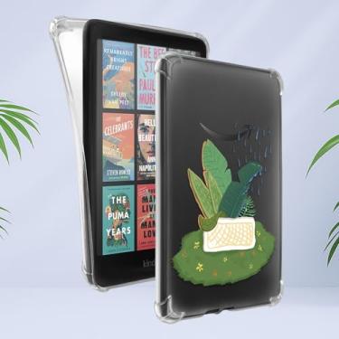 Imagem de Capa transparente para Kindle Paperwhite 12ª geração 2024 (7 polegadas) e Colorsoft Signature Edition (7 polegadas), capa transparente fina e macia para Kindle Paperwhite de 7 polegadas