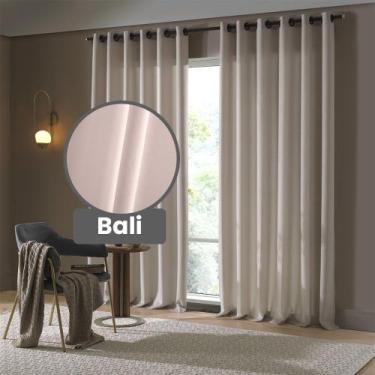 Imagem de Cortina para Sala / Quarto Rústica Oxford 2,0 x 1,6 - Bella Janela, BA