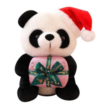Imagem de Brinquedo de pelúcia macio, boneca Panda, design de Natal, 25 cm - yiw
