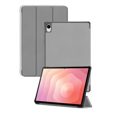 Imagem de Capa para tablet Samsung Galaxy Tab S11 de 11 polegadas, capa protetora NOUKAJU Tablet, função de suporte, resistente a quedas, antiarranhões, capa de proteção para Samsung Galaxy Tab S11 (cinza)