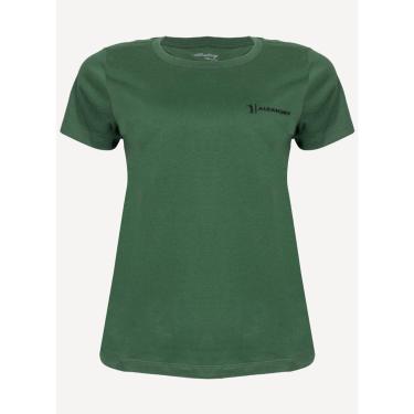 Imagem de Camiseta Feminina Aleatory Estampada Fine Verde-Feminino