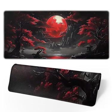 Imagem de Tapete de mesa Kawani Riverside Full Moon à prova d'água 90x40cm