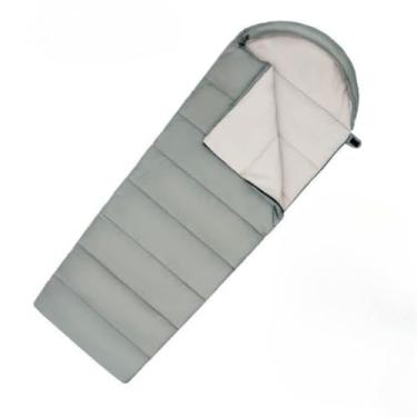 Imagem de Saco de Dormir, Saco de Dormir Térmico Casal Ou Solteiro Patchworkable Lavável à Máquina Set 2 Ultralight 1,5ºC à -3,5ºC Camping, 190cm(1.8KG pessoa solteira)