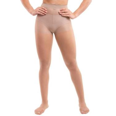 Imagem de Meia calça fio 7 efeito maquiagem trifil, Natural claro, P