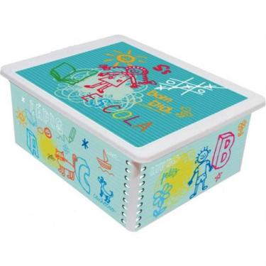 Imagem de Caixa Organizadora 17 Litros Caderno Infantil - OR17L-09 - SÃO BERNARD