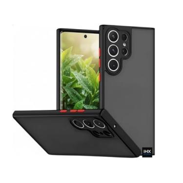 Imagem de Capa Capinha Premium Para Samsung Galaxy S25, S25 Plus ou S25 Ultra Anti Impacto Fosca Preta Translúcida com Proteção de Câmera (S25)