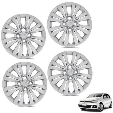 Imagem de Jogo de calota aro 15p prata mod gol g7 2017/18 - general car - kit-61