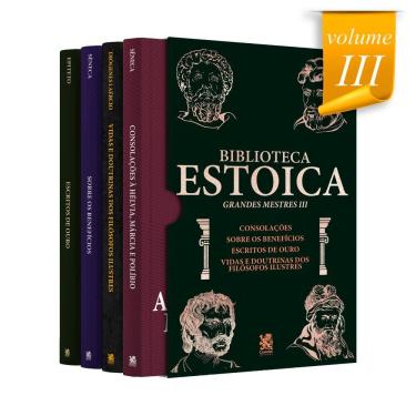 Imagem de Biblioteca Estoica: Grandes Mestres Volume III - Box com 4 Livros