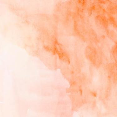 Imagem de Quadro Decorativo Abstract Copy Space Orange Aquarelle para Sala e Escritório 30x30cm