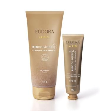 Imagem de Combo La Piel Cristais Do Himalaia: Gel Esfoliante Corporal 200g + Creme Hidratante Para As Mãos FPS 15 50g