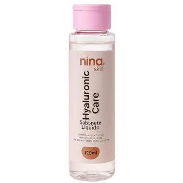Imagem de Sabonete Facial, Nina Skin Instant Care, para Pele Mista e Oleosa, Colágeno, Ácido Hialurônico e Extrato de Rosa Mosqueta, 100ml - Nina Makeup
