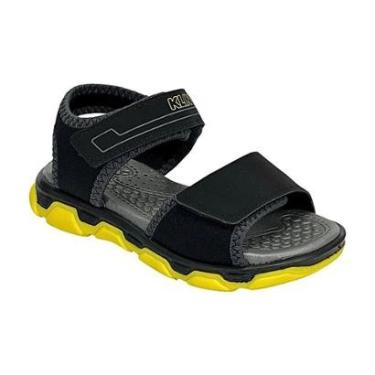 Imagem de Sandália Klin Papete Thor 298033 Preto/Grafite/Amarelo-Unissex