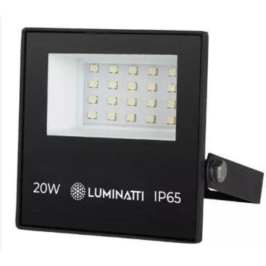 Imagem de Refletor Holofote Led Externo 20W 3000K Luz Amarela