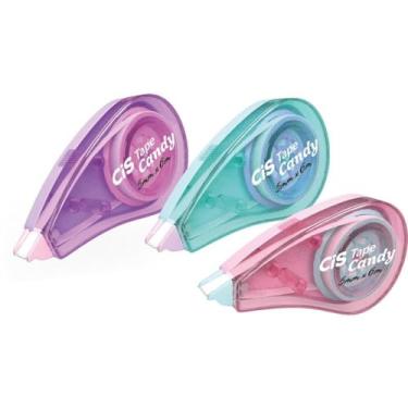 Imagem de Corretivo em Fita CIS Tape CANDY 5MMX6M 3 Cores