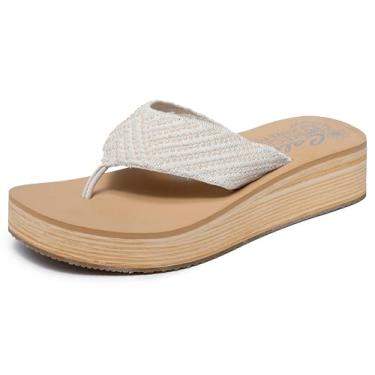 Imagem de Skechers Chinelo feminino Summers Mid, Off-white, 40