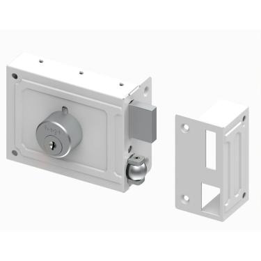 Imagem de Fech. Sobrepor - 370 Trinco Rolete p/ portão de Bater - 0347