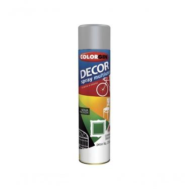 Imagem de Tinta Spray Colorgin Decor Cinza (Nr23-Onu 1950) C/6Pcs