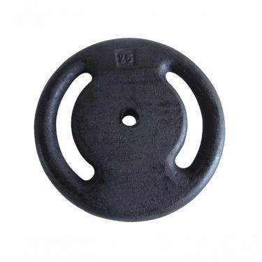 Imagem de Anilha Ferro Fundido Pintada Fitness Academia 25 Kg.