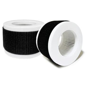Imagem de Nispira Filtros HEPA de substituição PB-P02 para mini purificador de ar Pro Breeze PB-P02 PB-P02F, 2 pacotes