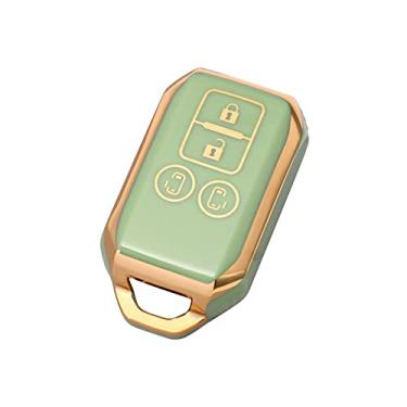 Imagem de Capa de chave de carro para Suzuki Spacia MK53S Jimny Sierra Swift Wagon acessórios internos capa de chave de controle remoto de carro