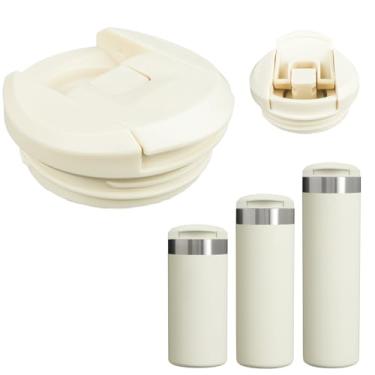 Imagem de TERPINK 1 pacote de tampa de substituição compatível com garrafa Stanley AeroLight Transit de 350 g, 473 ml, 590 ml, tampa de caneca de viagem, travando a parte superior, acessórios sem BPA