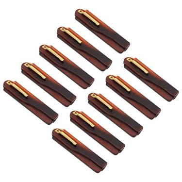 Imagem de Generic Pente Dobrável, Pente de Bolso Dobrável Fivela de Ouro Feito à Mão Dente Fino para Viajar