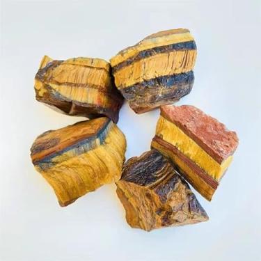 Imagem de ASPROD Atacado cristal natural pedra bruta olho de tigre quartzo para pedras primárias e minerais (tamanho: 1000G)