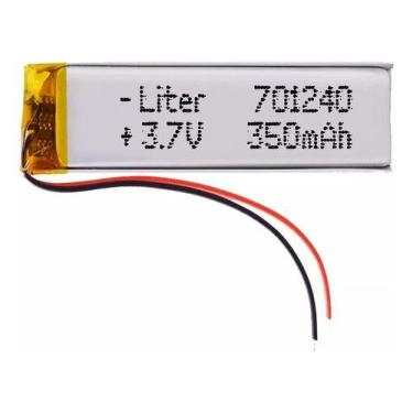 Imagem de Bateria 701240 C/ 350mah 7mmx12mmx40mm 2 Fios 3,7v. - BGB ENERGY BATTE