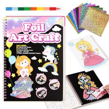 Imagem de 3 otters Arte em folha divertida, kits de pintura de artesanato de princesa para lembrancinhas de festa infantis, suprimentos de arte para meninas, presente de aniversário faça você mesmo