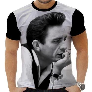Imagem de Camiseta Camisa Personalizada Rock Clássico Johnny Cash 12 - Obsidiana