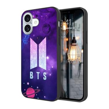 Imagem de WWDIYHOUSE Capa compatível com iPhone 17, capa à prova de choque de TPU macio com design exclusivo e legal para homens/mulheres/meninos/meninos (Fashion-BTS-9)